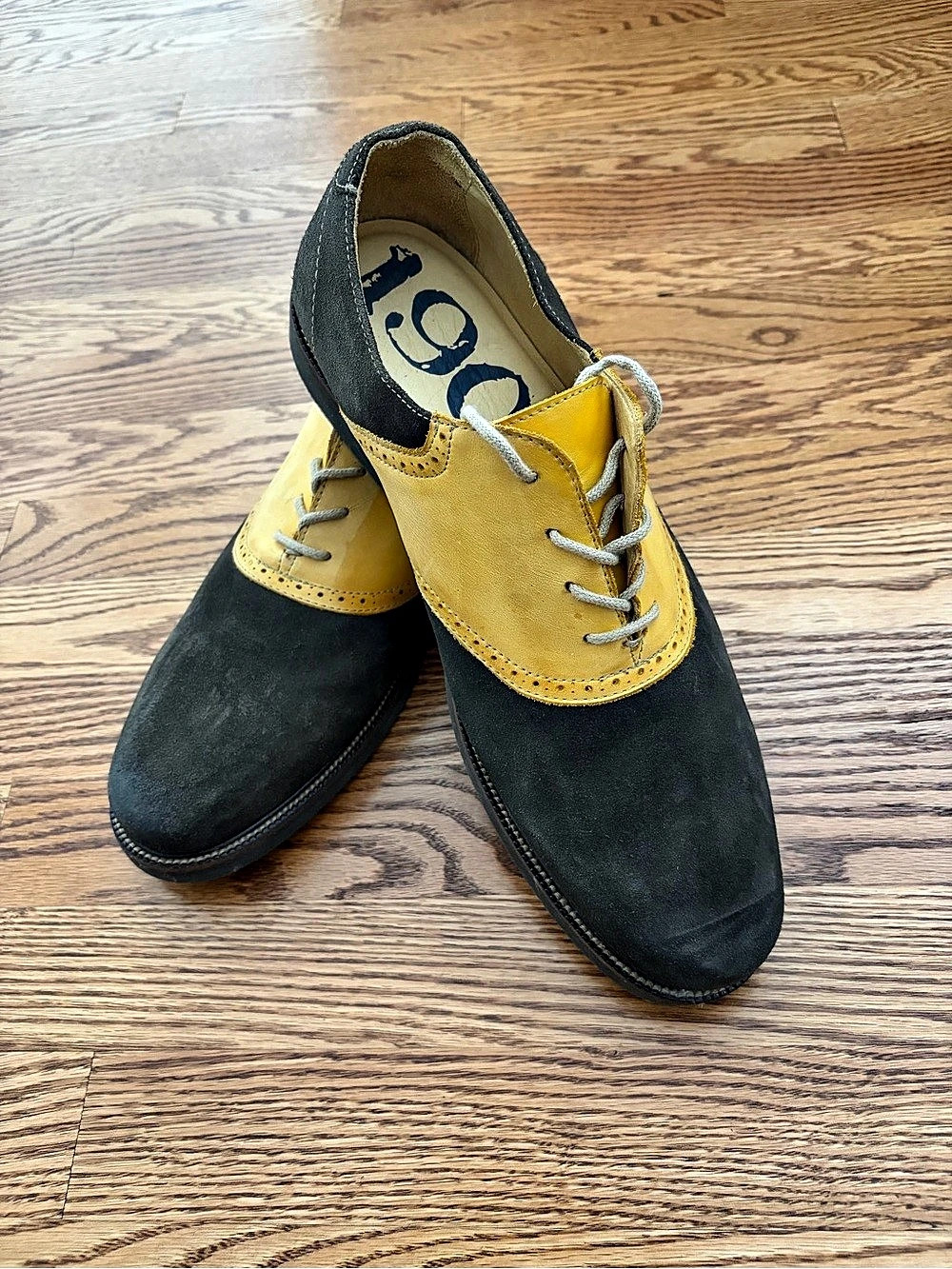 1901 Men's Color Block Leather Oxfords US 12 M